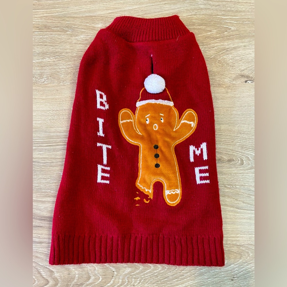 Cute, funny sleeveless Christmas sweater for small/medium dogs!!!